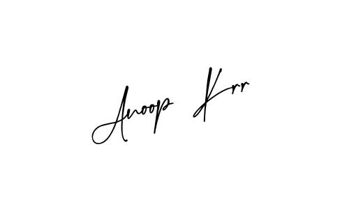 Anoop Krr name signature